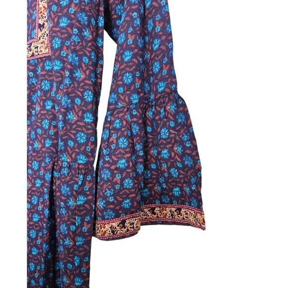 Women's - Lola Australia Blue Bell Sleeve Dress - Picture 5 of 7